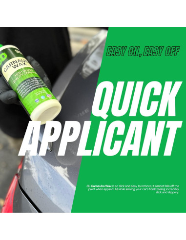 Cera Carnauba 3D Líquida 16 oz - Brillo y Protección UV