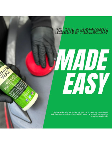 Cera Carnauba 3D Líquida 16 oz - Brillo y Protección UV