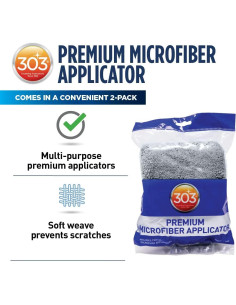 Aplicadores de Microfibra 303 - 2 Unidades para Detallado de Autos 2