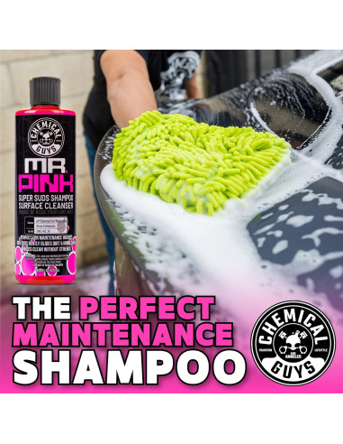 Paquete Lavado Espumoso Chemical Guys Mr. Pink 64 oz + After Wash 16 oz