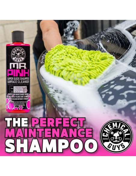 Paquete Lavado Espumoso Chemical Guys Mr. Pink 64 oz + After Wash 16 oz
