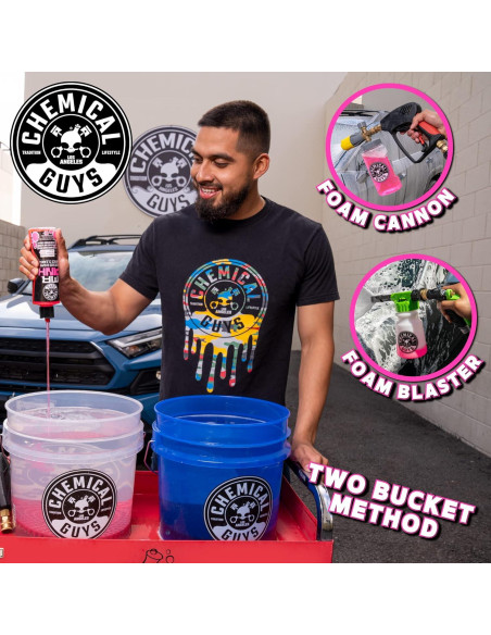 Paquete Lavado Espumoso Chemical Guys Mr. Pink 64 oz + After Wash 16 oz