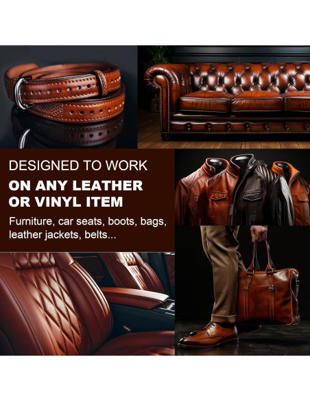 Bálsamo Restaurador de Color para Cuero SHABEIBEI 396g Rojo