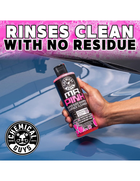 Paquete Lavado Espumoso Chemical Guys Mr. Pink 64 oz + After Wash 16 oz
