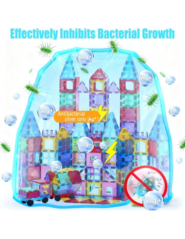 Azulejos Magnéticos Antibacterianos HAPPYMATY - 106 PCS