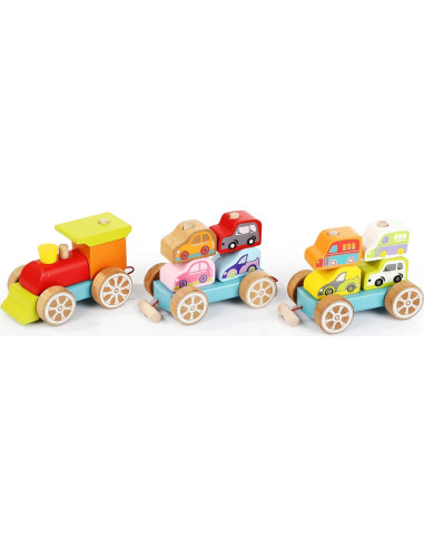 Tren Clasificador de Formas Wise Elk para Niños 18+ Meses