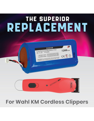 Batería de Reemplazo Artisan Power 11.1V para Cortadoras Wahl KM