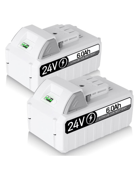 Batería de Reemplazo 24V 6.0Ah TenHutt para Snow Joe 2Pack