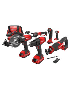 Kit de Herramientas Inalámbricas CRAFTSMAN V20 - 7 Piezas