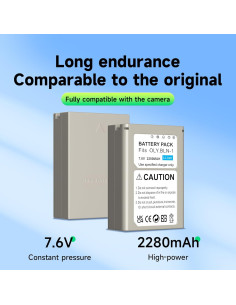 Batería de Reemplazo BLN-1 2280mAh + Cargador Doble USB LCD 2