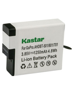 Batería de Reemplazo Kastar para GoPro HERO 5/6/7 1250mAh