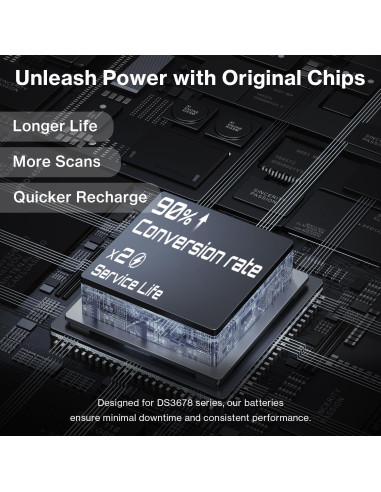 Batería de Reemplazo Zebra DS3678 DS3600 LI3678 81.9g