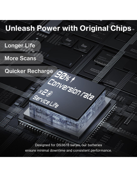 Batería de Reemplazo Zebra DS3678 DS3600 LI3678 81.9g