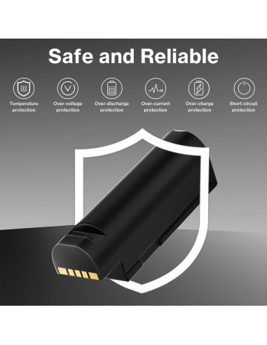 Batería de Reemplazo Zebra DS3678 DS3600 LI3678 81.9g