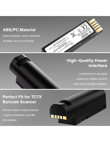 Batería de Reemplazo Zebra DS3678 DS3600 LI3678 81.9g