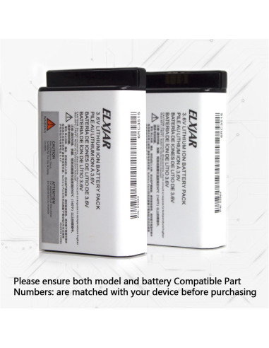 Batería de 3.6V 1880mAh Elxjar para radios Motorola DTR/MTH