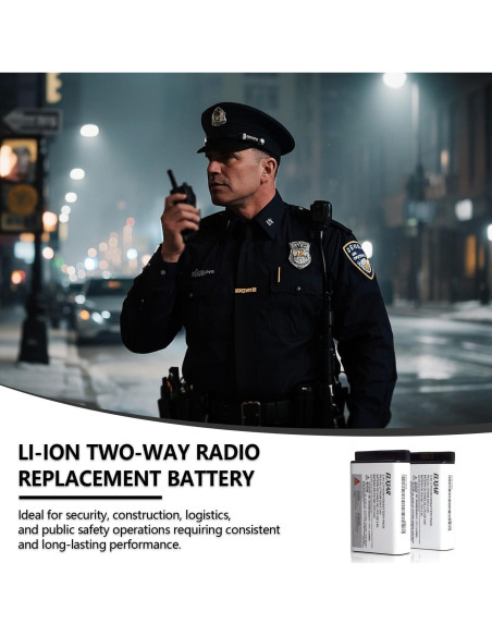 Batería de 3.6V 1880mAh Elxjar para radios Motorola DTR/MTH