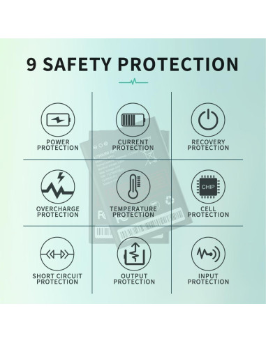 Batería de Reemplazo 3000mAh HamnaKhu para Turbo Hotspot 2