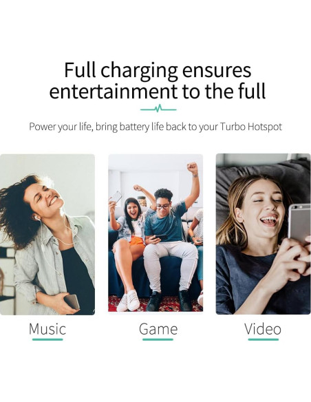 Batería de Reemplazo 3000mAh HamnaKhu para Turbo Hotspot 2