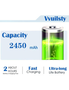 Batería Recargable R850 para Franklin Wireless Hotspot 2450mAh 2