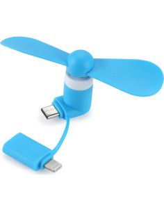 Mini Ventilador USB 2-en-1 DNTESR para Teléfono Móvil - 6 Pack 2