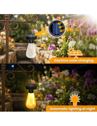 2 Piezas Reemplazo Bombillas Solares Babineto 8.2cm Impermeables