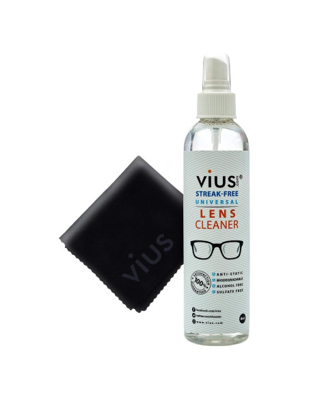 Limpiador de Lentes Vius Spray 240 ml Ecológico y Sin Tóxicos