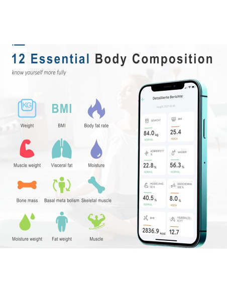 Báscula Inteligente BalanceFrom Digital 181 kg Bluetooth IMC