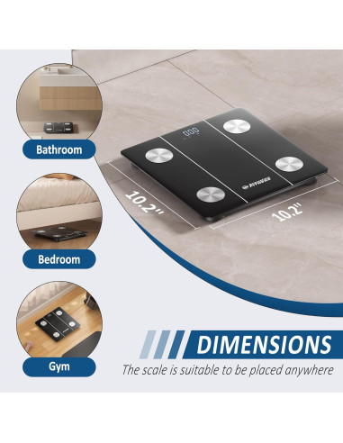 Báscula Inteligente BalanceFrom Digital 181 kg Bluetooth IMC