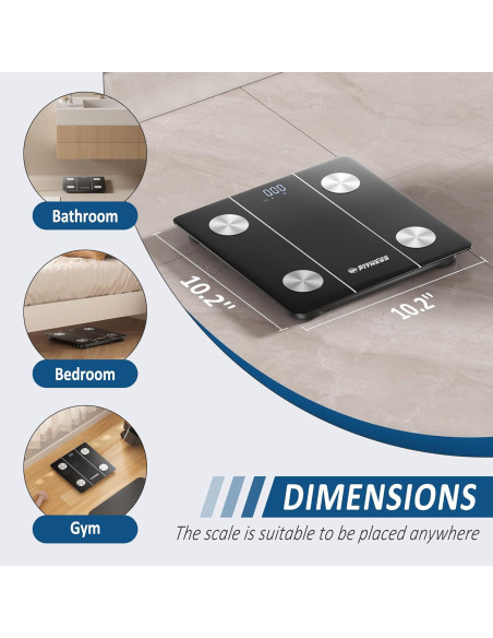 Báscula Inteligente BalanceFrom Digital 181 kg Bluetooth IMC