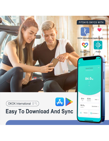 Báscula Inteligente BalanceFrom Digital 181 kg Bluetooth IMC