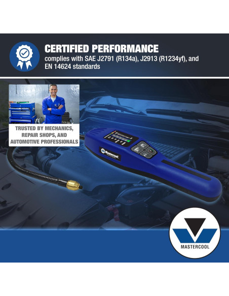 Detector de Fugas de Refrigerante Mastercool 55900 Intellasense II