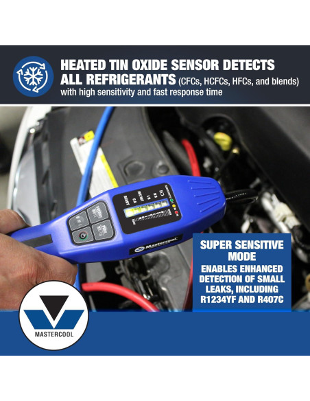 Detector de Fugas de Refrigerante Mastercool 55900 Intellasense II