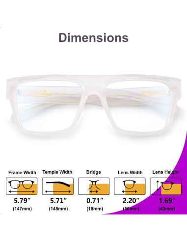 Gafas Bloqueadoras de Luz Azul VISOONE Modelo Alba Unisex