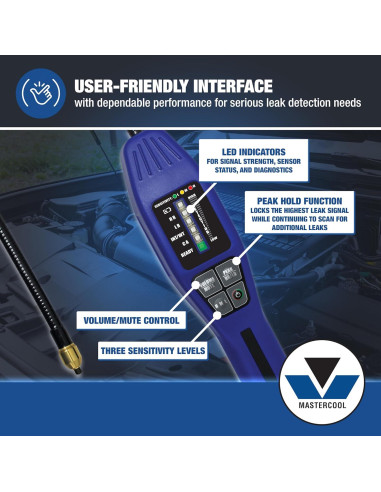 Detector de Fugas de Refrigerante Mastercool 55900 Intellasense II