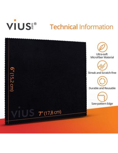 Limpiador de Lentes Vius Spray 240 ml Ecológico y Sin Tóxicos