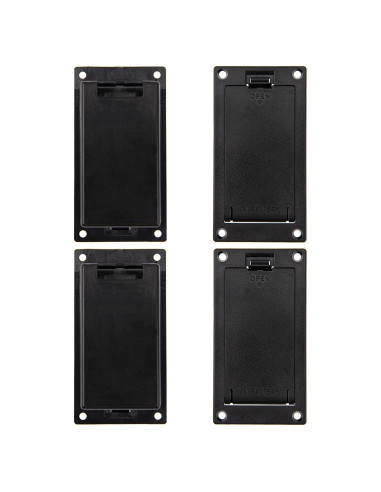 4 Cajas de Batería 9V Yootones para Guitarra y Bajo Activo
