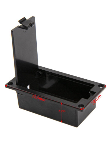 4 Cajas de Batería 9V Yootones para Guitarra y Bajo Activo