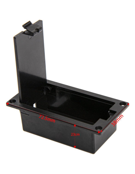 4 Cajas de Batería 9V Yootones para Guitarra y Bajo Activo