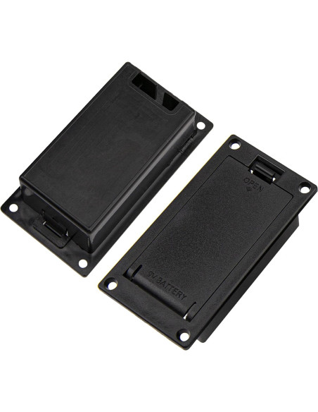 4 Cajas de Batería 9V Yootones para Guitarra y Bajo Activo