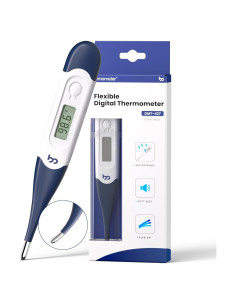 Termómetro Digital JOYTECH Oral Axilar Rectal Flexible Azul