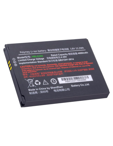 Batería de Litio-ion HBL6300 para Escáner Urovo i6200 3800mAh