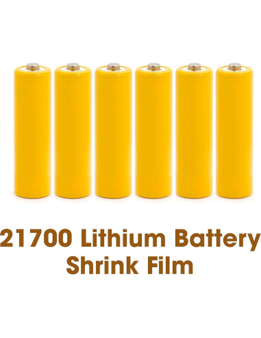 100 Fundas Termocontraíbles Aislantes para Batería 21700