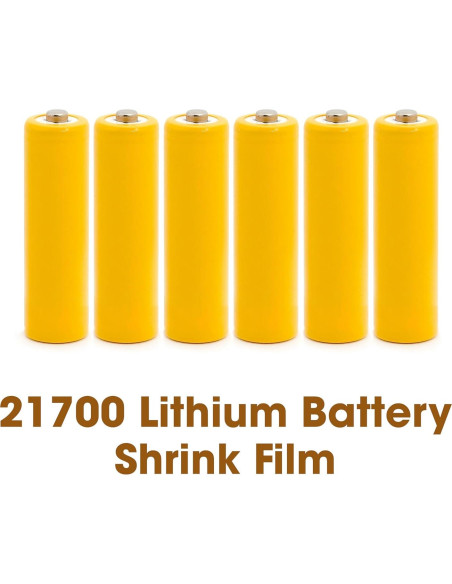 100 Fundas Termocontraíbles Aislantes para Batería 21700