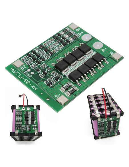 Placa de Protección de Batería de Litio 2Pcs 11.1V 25A Daier