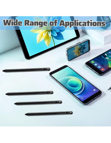 30 Puntas de Goma para Stylus JIYIN - 0.51 cm y 0.71 cm