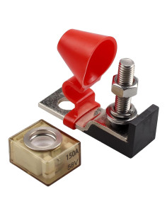 Bloque de Fusibles 150A JIAKUPA 58V IP66 para Barcos y RV