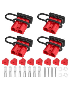 Conector Rápido de Batería 50A RVBOATPAT 12-36V 4PCS