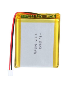 Batería de polímero de litio AKZYTUE 3.7V 3400mAh 105061