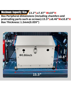 Kit de Reubicación de Caja de Batería Aluminio CNRAQR Grupo 27 2